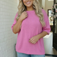 Pretty in Pink Knit Top