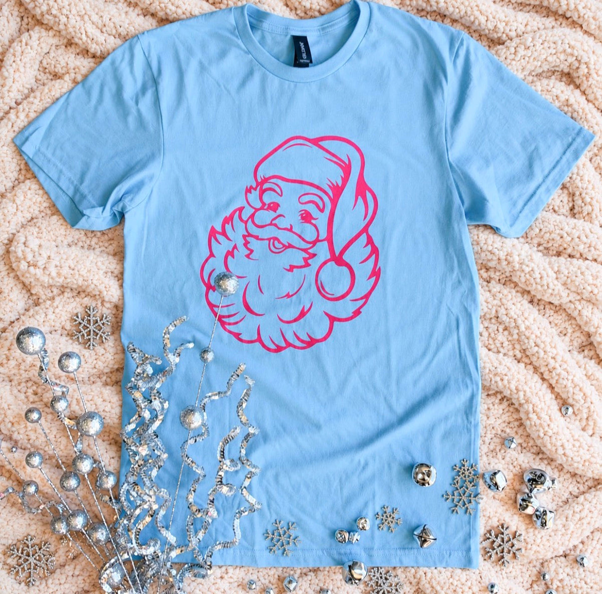 Preorder: Pink Santa Tee — image 4