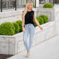 Tummy Control Vintage Wash Skinny Jeans - Judy Blue
