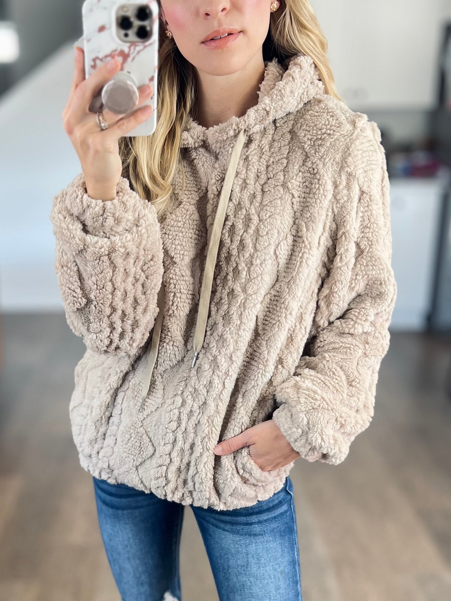 Warm Feelings Plush Hoodie