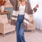 Borrow my Sweater Fringe Cardigan in Mocha