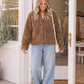 Teddy Bear Faux Fur Jacket