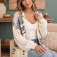 Chilly Cabin Evenings Open Front Cardigan