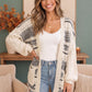 Chilly Cabin Evenings Open Front Cardigan