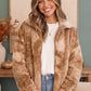 Homecoming Faux Fur Zip Up Jacket