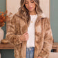 Homecoming Faux Fur Zip Up Jacket