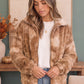 Homecoming Faux Fur Zip Up Jacket
