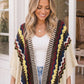 Chilly Nights Kimono Wrap with Tassel Tie