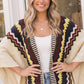 Chilly Nights Kimono Wrap with Tassel Tie