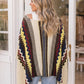 Chilly Nights Kimono Wrap with Tassel Tie