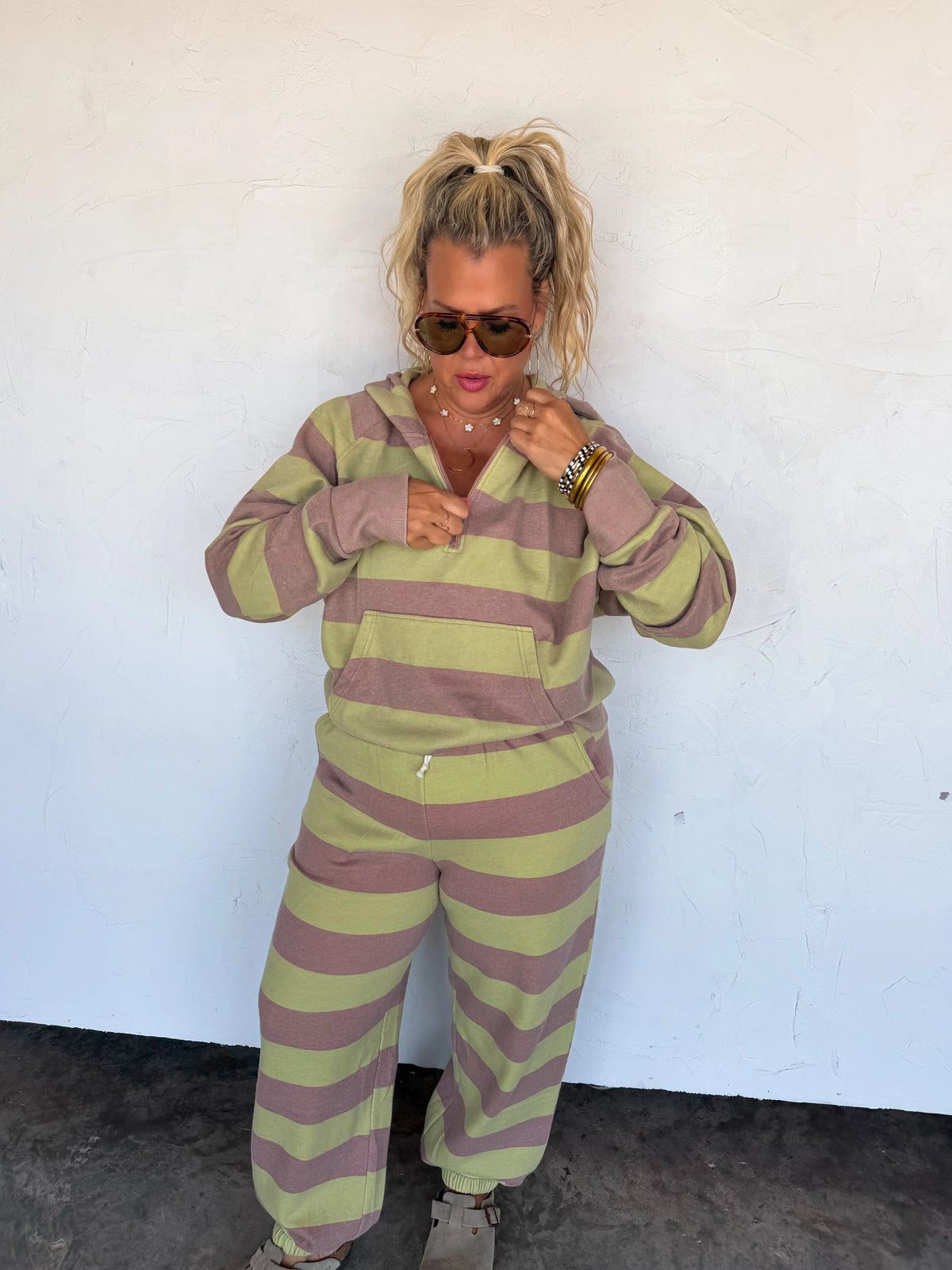PREORDER: Polka Dot OR Stripe Wide Leg Pants // ETA Oct - early Nov