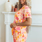 SHIPS FREE TODAY // Pretty Pumpkins Button Pajama Short Set
