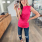 Basically Perfect Ruched Tank [6 colors]