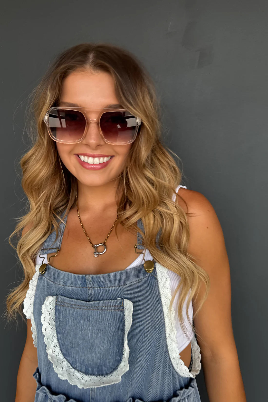 PREORDER: Boho Lace Denim Overalls // eta May