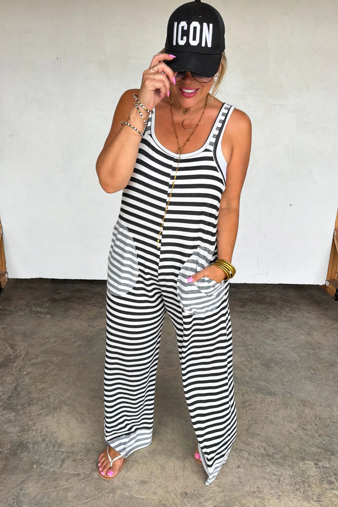 *last chance* PREORDER: Ricki Stripe Terry Romper // eta Aug