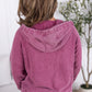 Ryker Vintage Wash Hoodie- Berry