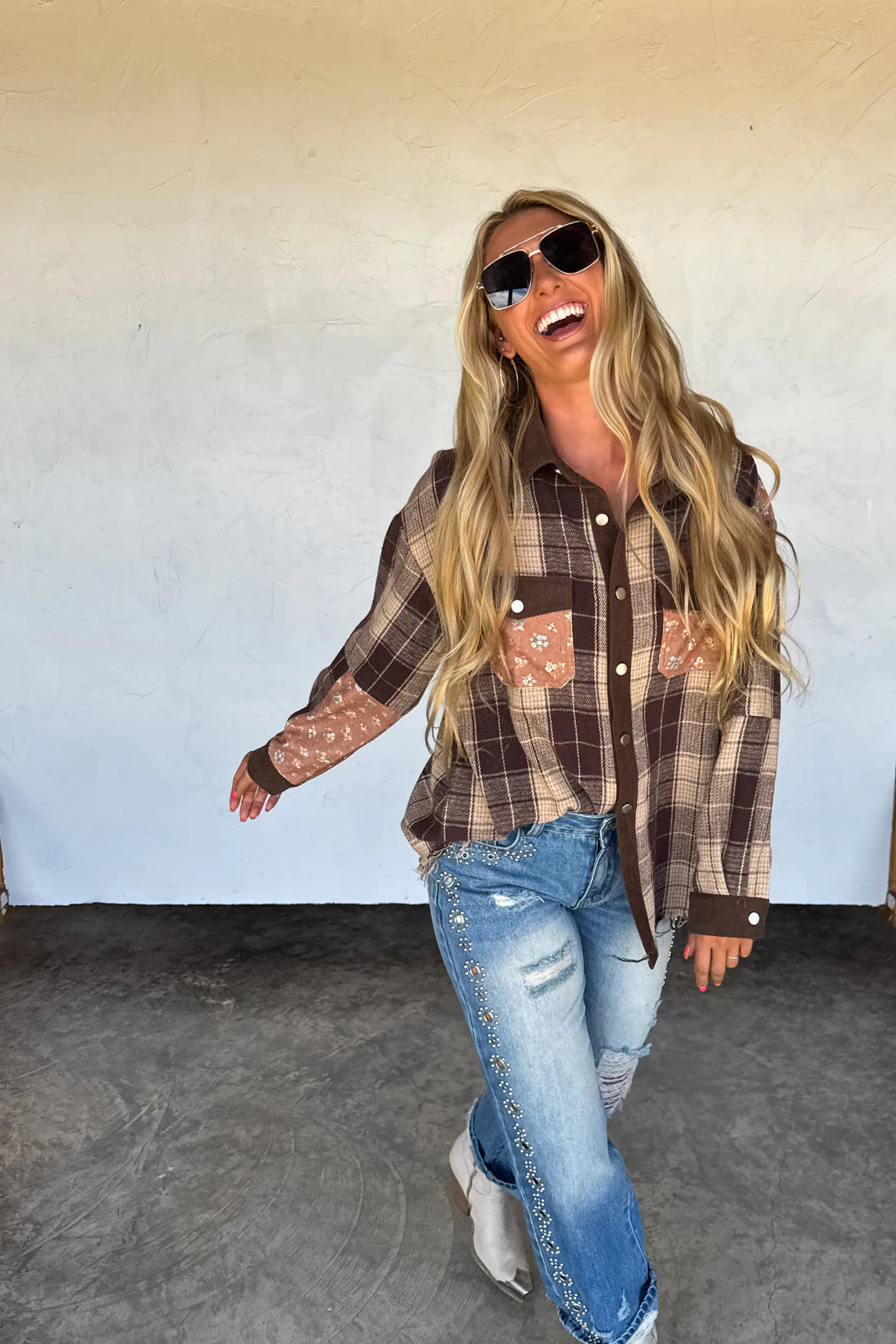PREORDER: Charolette Plaid Shacket // eta Sept