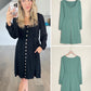 Cora Long Sleeve Button Down Dress