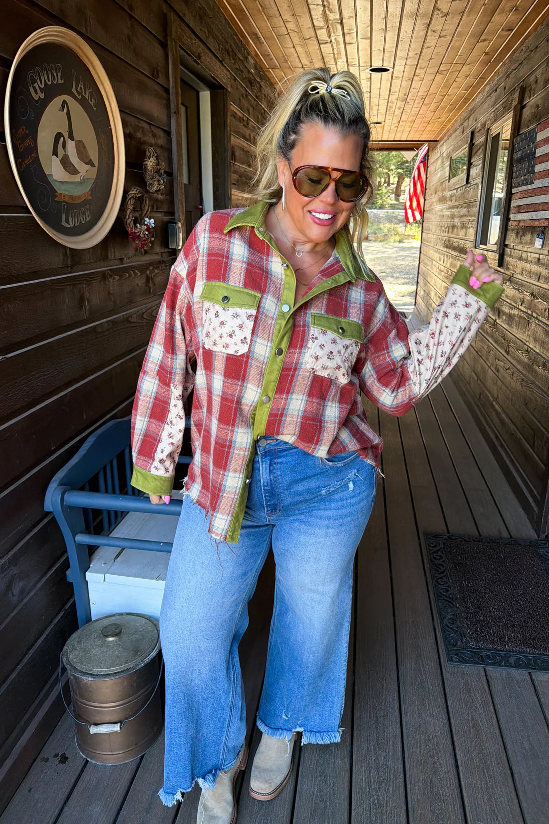 PREORDER: Charolette Plaid Shacket // eta Sept