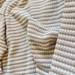 Relaxing Khaki Stripe Waffle Top