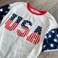 USA Print Boyfriend Tee