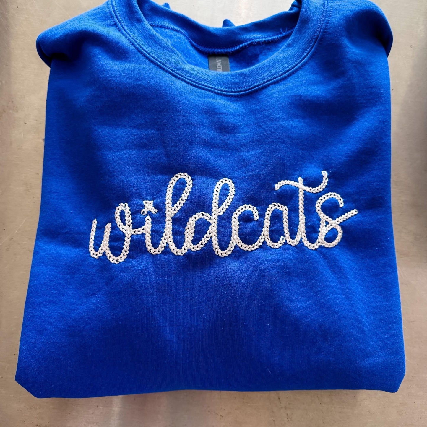 PREORDER: Custom Retro Stich Embroidery Sweatshirt // 1-2 weeks to ship