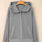 Cameron Full Zip Waffle Hoodie