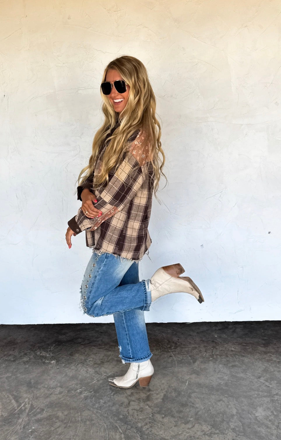 PREORDER: Charolette Plaid Shacket // eta Sept