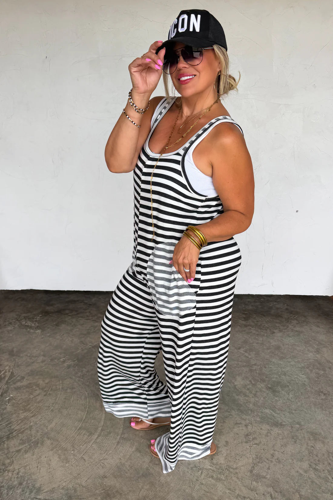 *last chance* PREORDER: Ricki Stripe Terry Romper // eta Aug