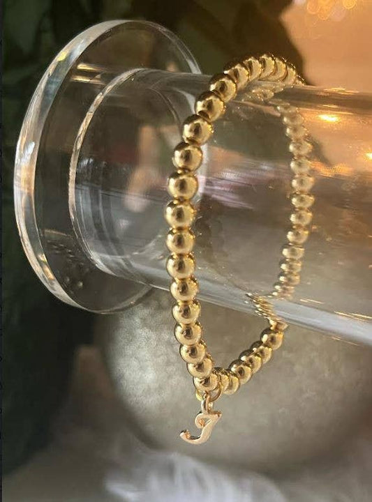 Gold Initial Bracelet