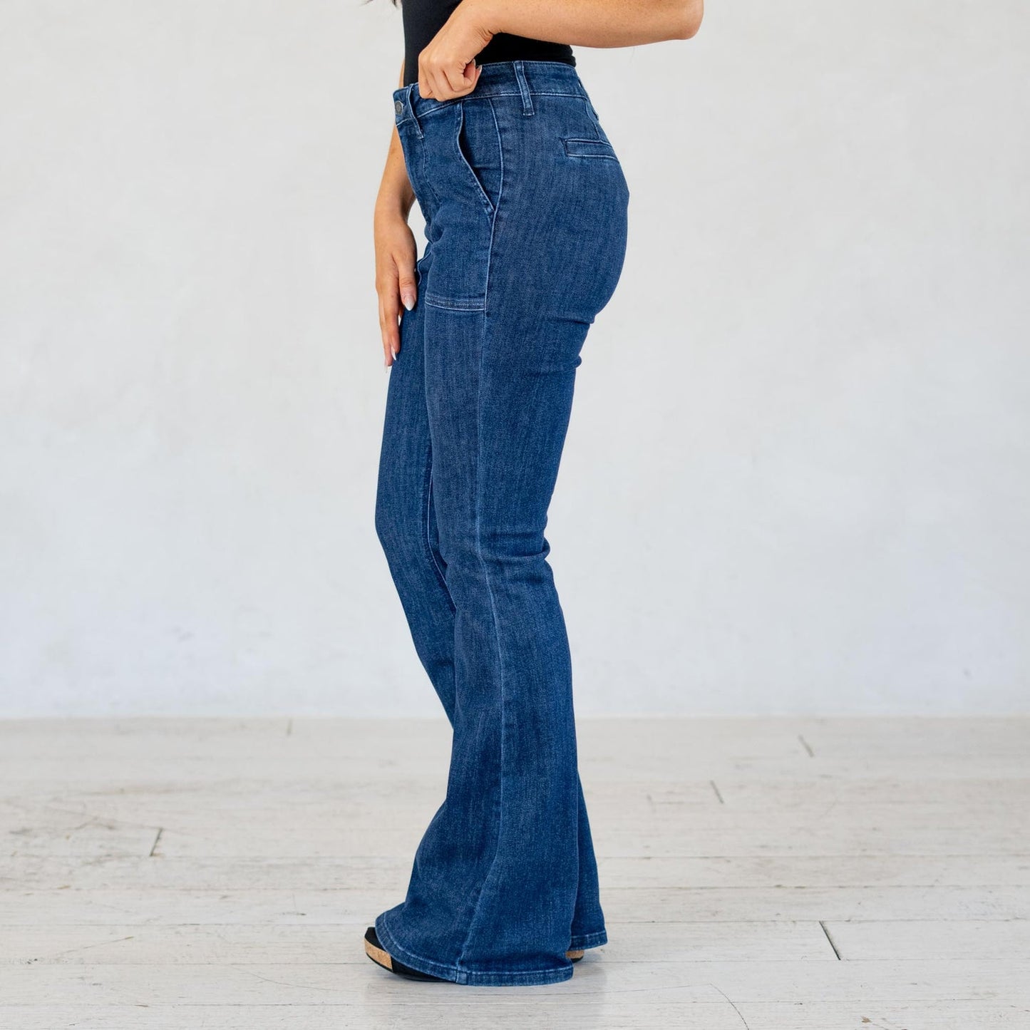 Reese High Waist Flare Jeans - Judy Blue