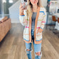 Lovely Stripes Cream Cardigan