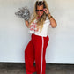 PREORDER: Rally Girl Track Pant with Lace Trim // eta September