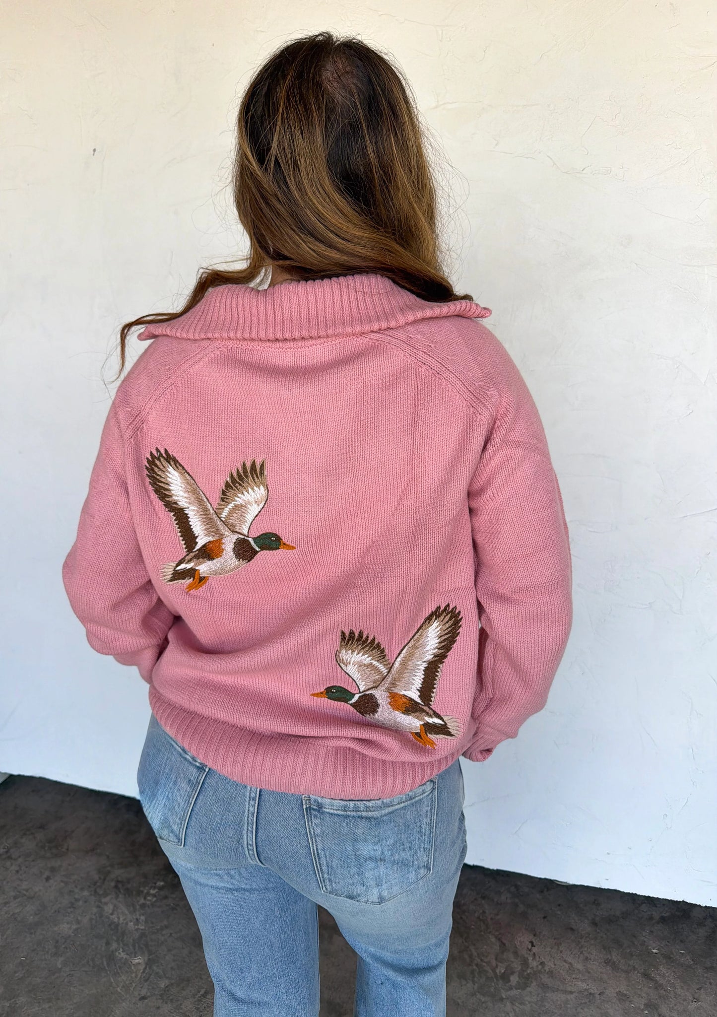 PREORDER: Field & Stable Embroidered Quarter Zip Pullover // eta October