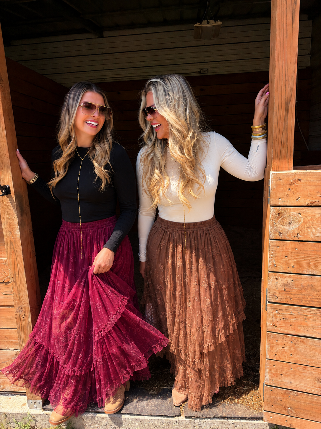 PREORDER: Autumn Blooming Maxi Skirt // eta Sept