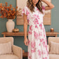 Daytime Romance Floral Midi Dress