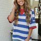 Stripe Patriotic Mix Top