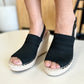 Rae Peep Toe Wedge Sandals