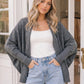 Welcome Home Gray Wrap Cardigan