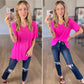 Lonesome Valley V-Neck Ribbed Top