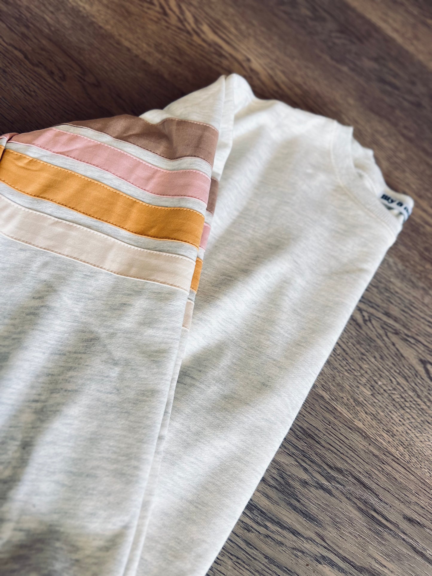 Vintage Varsity Pullover in Ash