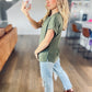 Easton Lace Top in Olive