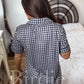 PREORDER: Darling Checkered Sleep Tee Dress // eta July