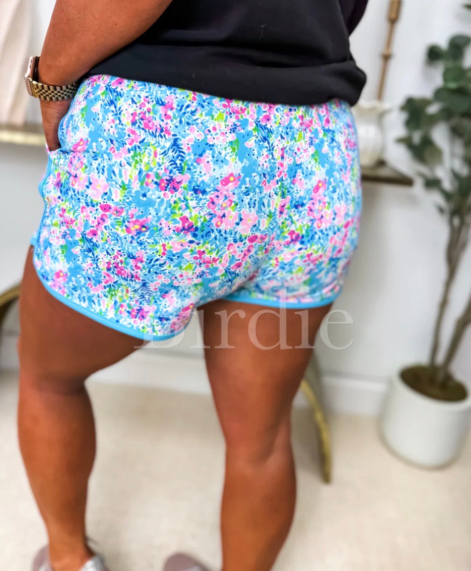 PREORDER: Country Club Bloom Active Shorts // eta 3-4 weeks