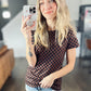 Checkered Charm Tee