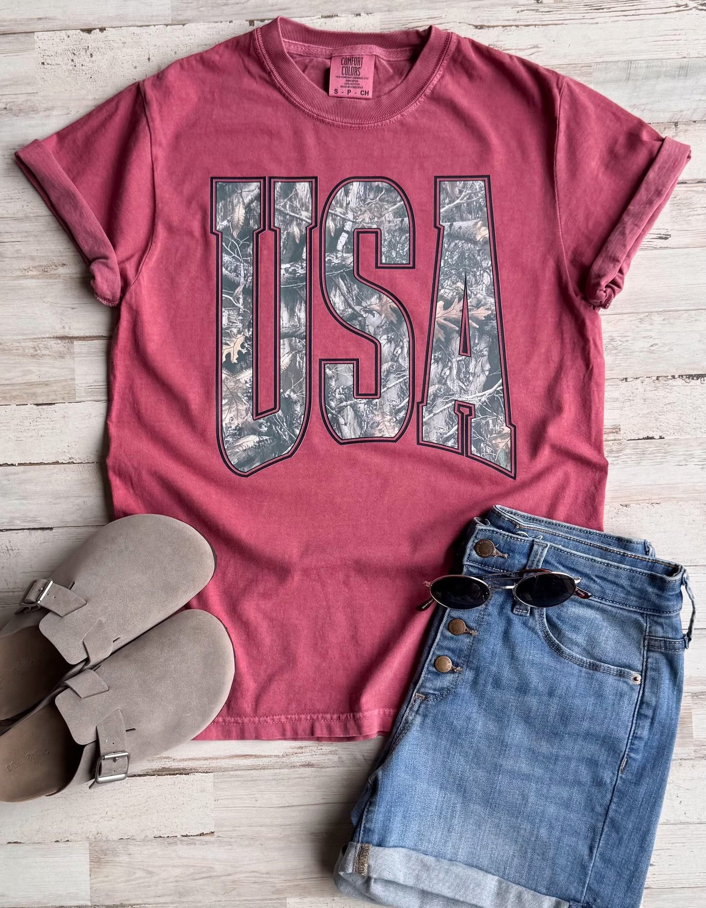 PREORDER: USA Camo Tee