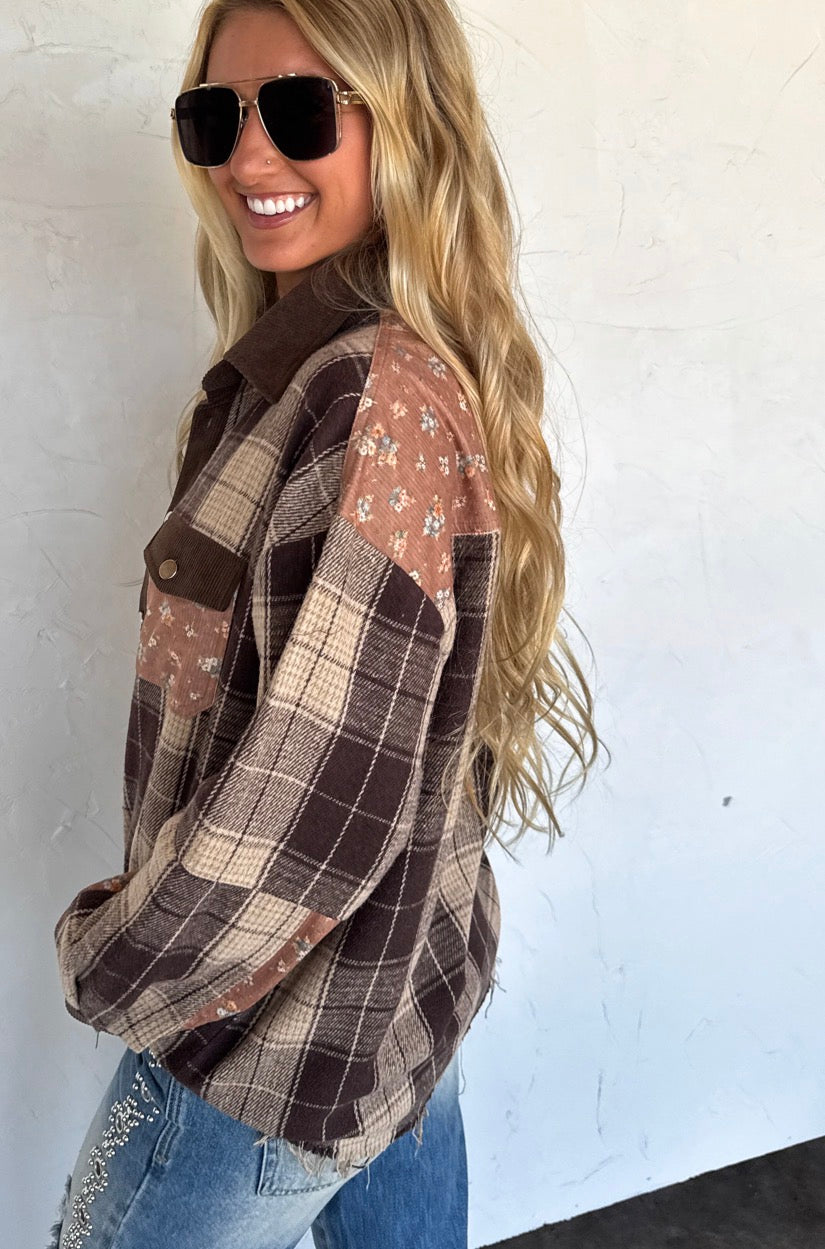 PREORDER: Charolette Plaid Shacket // eta Sept