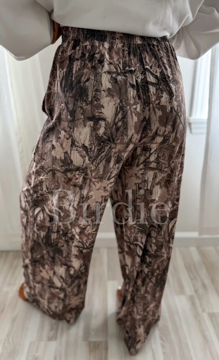 PREORDER: Dark Camo Stretchy Lounge Pants Preorder // eta 3-4 weeks