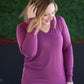 Larissa Long Sleeve - Mulberry