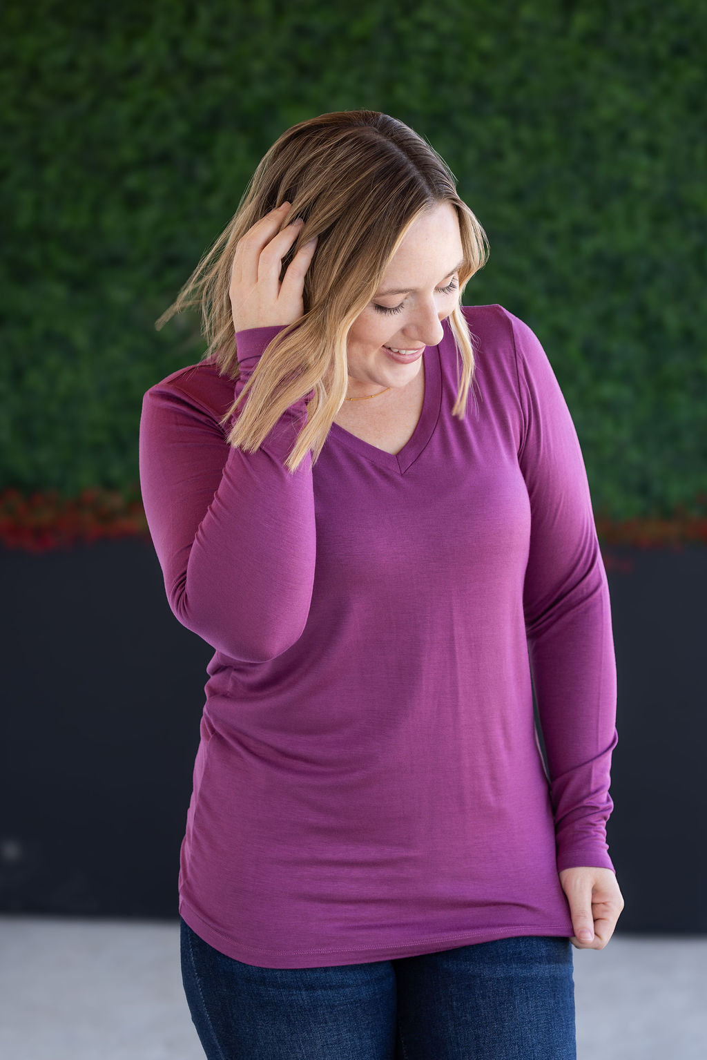 Larissa Long Sleeve - Mulberry